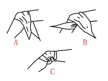 Disposable medical cotton triangle bandage