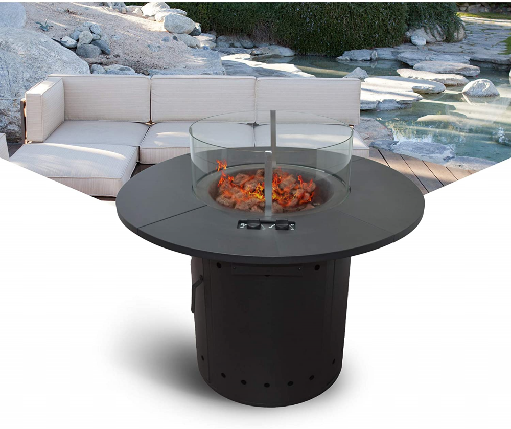 Gas Heating Round Firetable