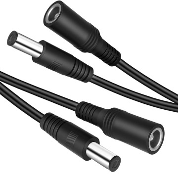 DC5.5 2.1mm DC 잭 충전기 전원 케이블 - 5 피트 연장 : 남성에서 여성