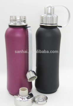 Stainless Steel vacuum Water Bottle with Tea & Ice Strainer