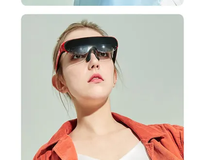2022's Latest High-Quality Foldable HD 1920x1080 AR/VR Gaming Glasses with 4K OLED Technology