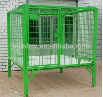 Welded wire mesh dog cage