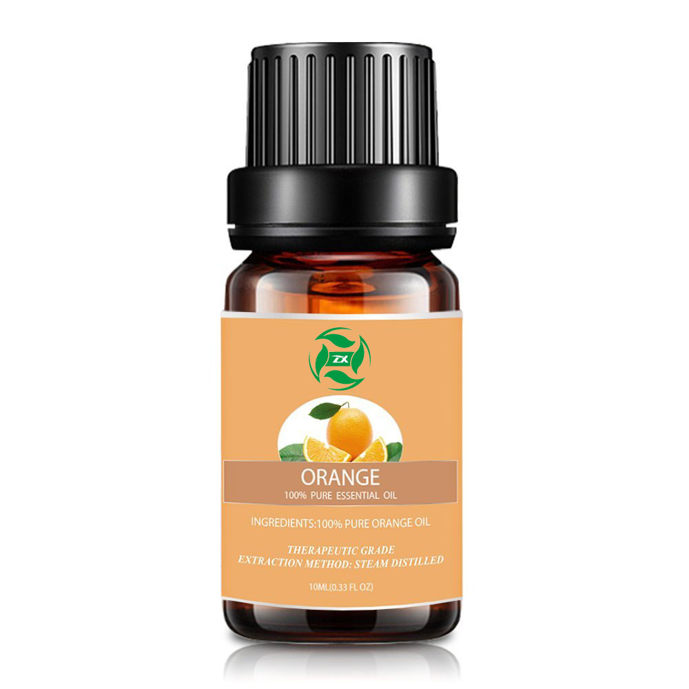 Aromatherapy Essential Oils OEM/ODM 100ml Sweet Orange Body Oil Premium Top Natural Orange Peel Skin Care Massage SPA Oil