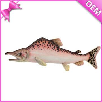 china hand make children plush toys salmon fish toy, plush fish
