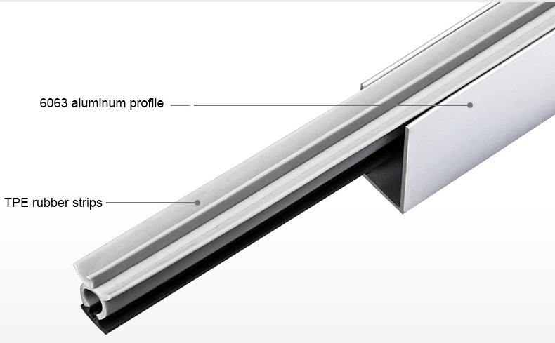 Automatic sealing strip