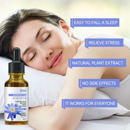 Aromatherapy Blue Lotus Essential Oils Pure Blue Lotus Oil For Perfume Body Massage