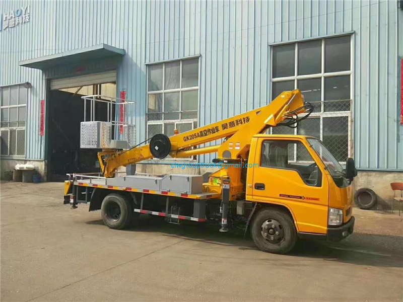 20 M Straight Arm Telescopic Aerial Work Vehicle 1