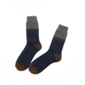 Socks panjang tambal sulam warna solid berkualitas tinggi