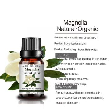 Óleo de Magnolia de 10 ml, puro natural adequado para umidificador de óleo essencial