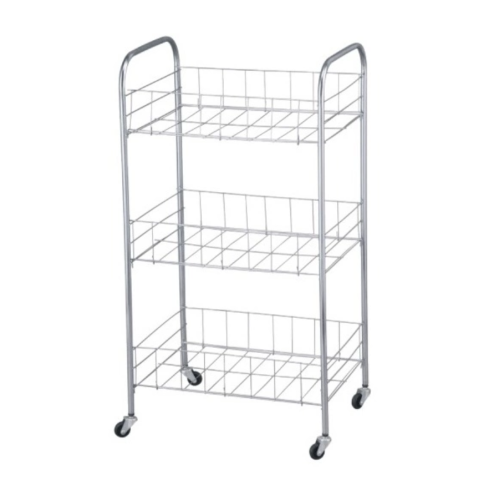 Large capacity metal storage cart