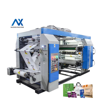 Hot Sale Flexographic Printing Machines for Paper and Plastic Bags in 4 Colors