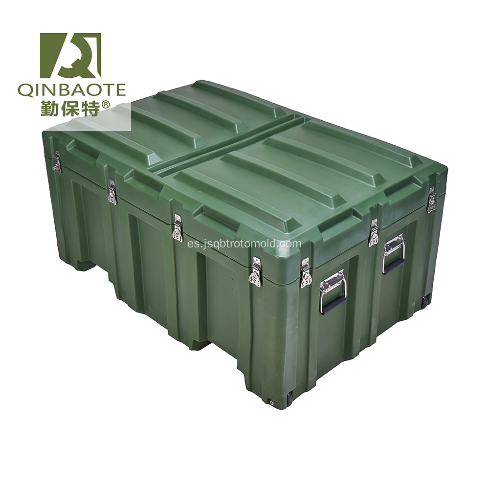 Caja de herramientas rotomoldeada de plástico duro por rotomoldeo