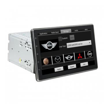 Universal car DVD player for deckless