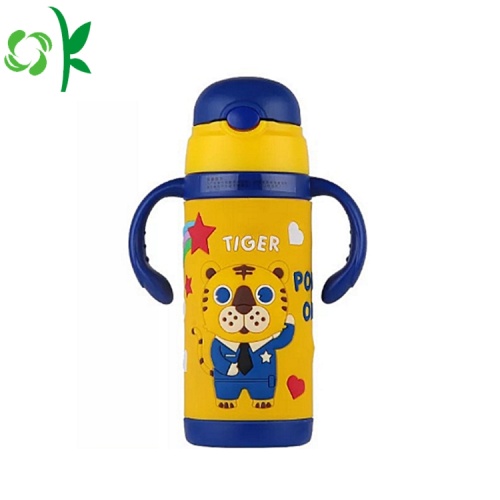 Silicone Desain Kartun Tahan Lama Lengan Vacuum Flask Sleeve