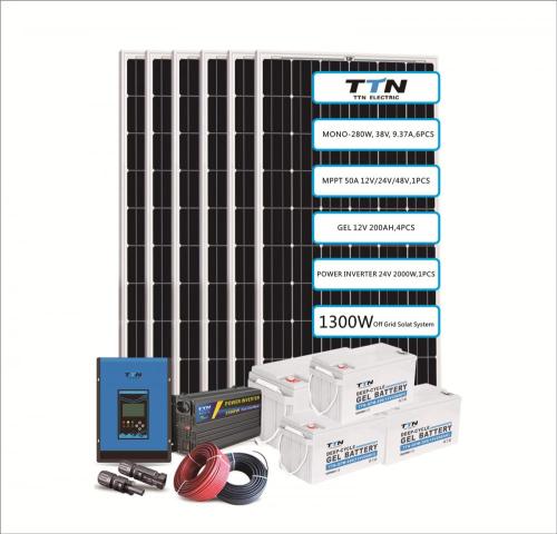 1300W, 1400W, 1500W OFF SYSTEM SOLAR