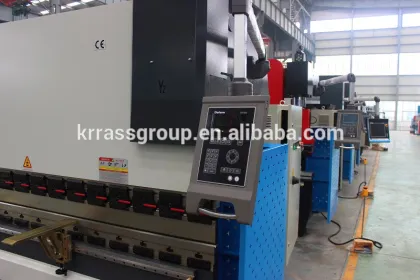 Krrass press brake with DELEM DA52 CNC control shipping to Dubai