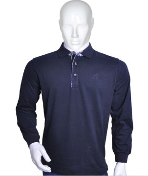Men's Long Sleeve Custom Polo Shirt