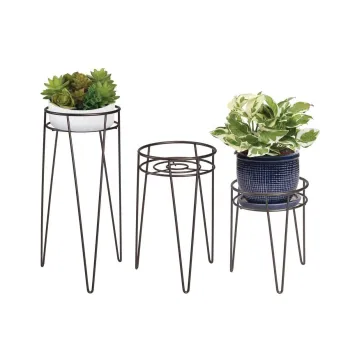Hairpin Legs Flower Wire Plant Holder Stand Shelf