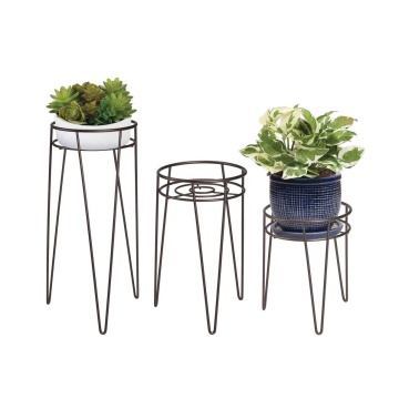 Hairpin Legs Flower Wire Plant Holder Stand Shelf
