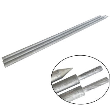 OEM/ODM Earth Protection System Threaded Hot Dip Galvanized Ground Rod