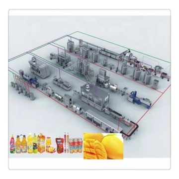 Full set mango juicer production line machine mango productions line small mango pulp production line
