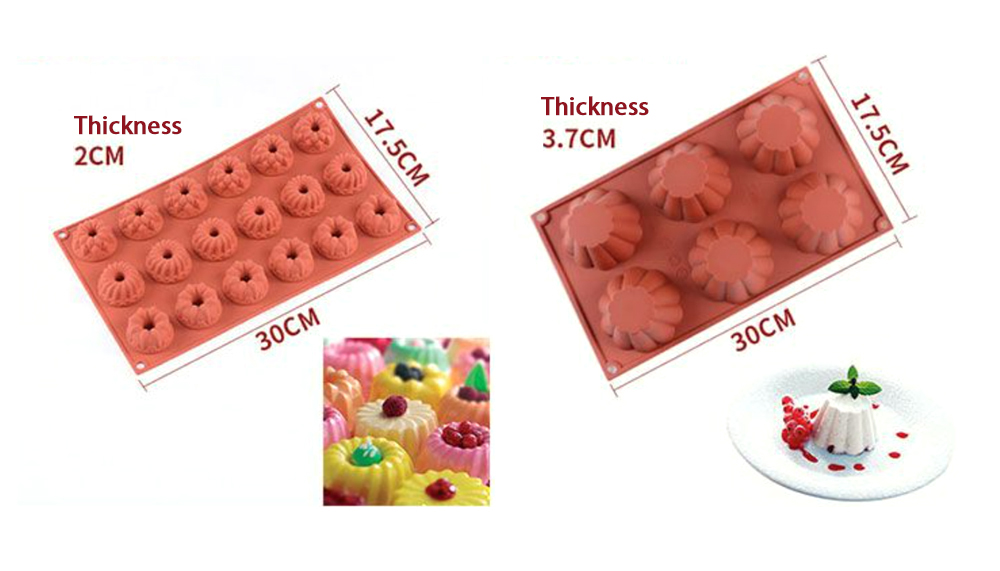 Flower Silicone Mousse Cake Mold (2)