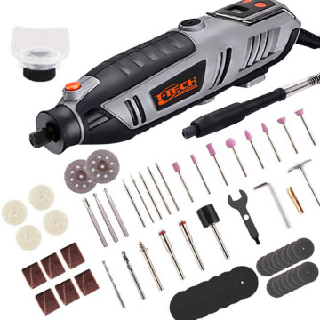 Affordable 200W Mini Grinder Accessories Kit: Portable Electric Drill with Variable Speed - All-in-One Rotary Tool Set