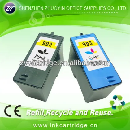 Genuine printing supplies ink cartridge for Dell MK992/MK993