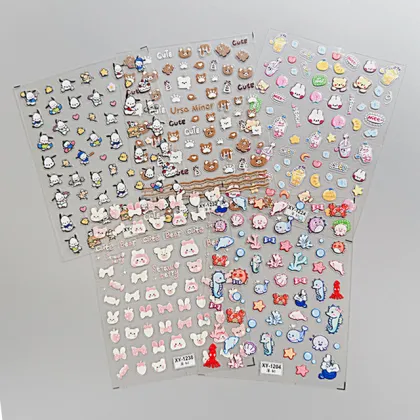 Luxury Designer Brand UV LED Nail Lamp and Gel Nail Foil Stickers