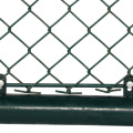 pagar pintu latch green link coated chain link