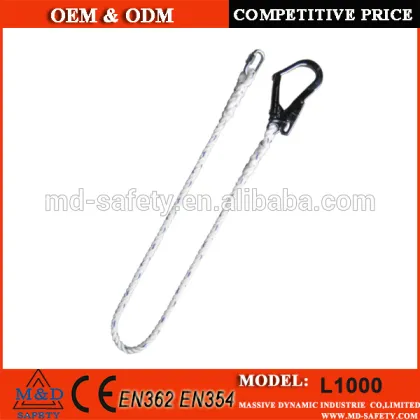 Good quality nylon rope safety lanyard