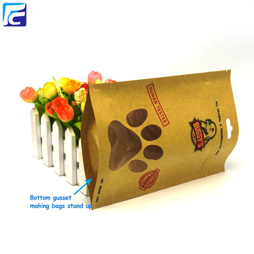 Wholesale Brown Kraft Paper Bag dog food Bag