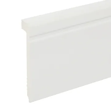 High Quality Waterproof LED Light HDF Skirting Board for Modern Plastic Flooring