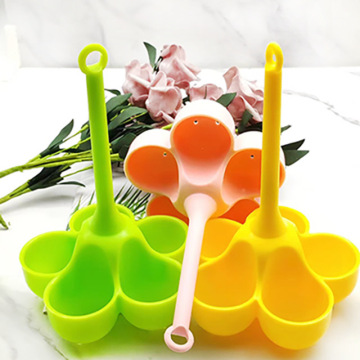 Cheap Wholesale Food Grade Silicone Egg Boiler Steamer - 5-Hole Egg Cups & Cooking Molds