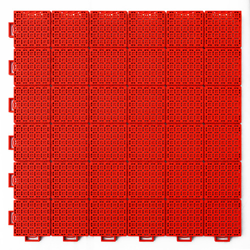 Quadra de tênis ao ar livre --- piso de esportes interlockig