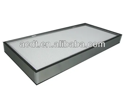 Mini pleated HEPA filter H14 material from HV Hollingsworth & Vose