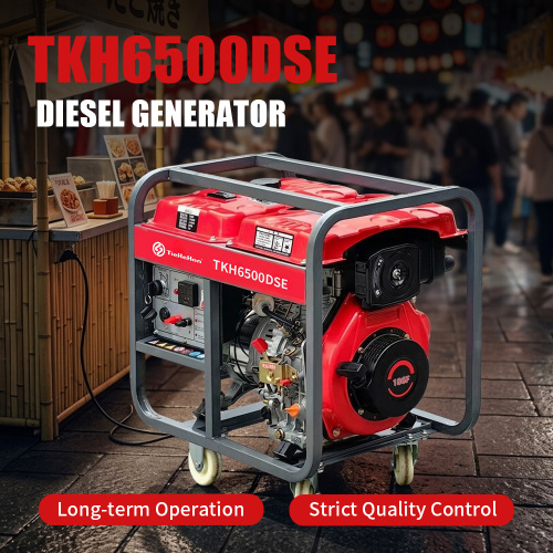 Generador diésel portátil de tipo abierto de 5kW y 5,5kW