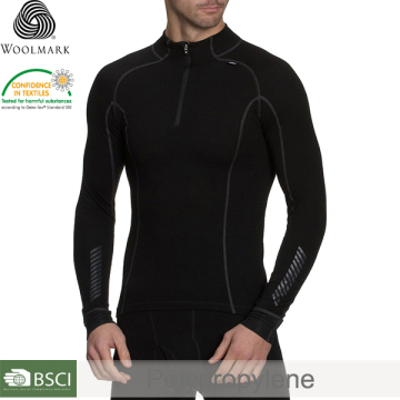 Warm Freeze 12 Zip Mens Polypropylene Thermal Underwear Top