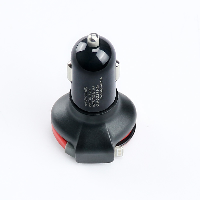 Colorful YG-6020B Double USB QC3.0 Car Charger