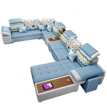 Moderne minimalistische Stoffsofa mit Latex für kleine Wohnungen