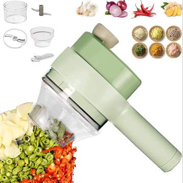 European Portable 4-in-1 Vegetable Cutter & Electric Slicer - Dropshipping Kit