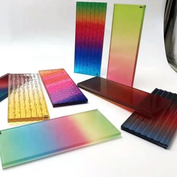 Iridescent Dichroic Glass: High-Quality Colorful Gradient Building Glass