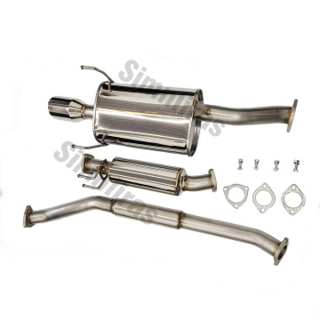 SUS304 Edelstahl-Abgasanlage für 02-06 Acura RSX Typ S Neu