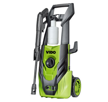 VIDO a 220v 100 bar 1400w water proof moter pump portable automatic electric portable high pressure car washer
