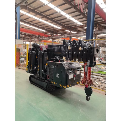 Прочный 3-тонный кран-паук для мини-операций