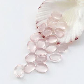 Uovo al quarzo a rosa a sfioro naturale di alta qualità a forma di uovo