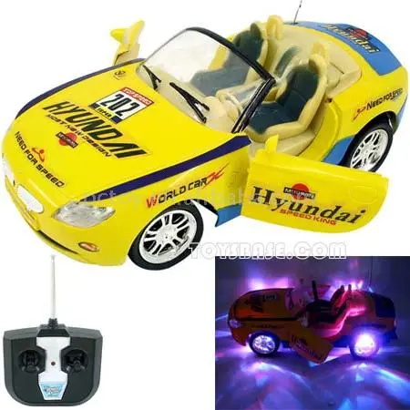 R/C Car with flashing Wheel,4 Channel