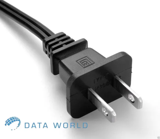 UL Approved American Type A NEMA 1-15p nispt-2 2 flat pin Universal power cord