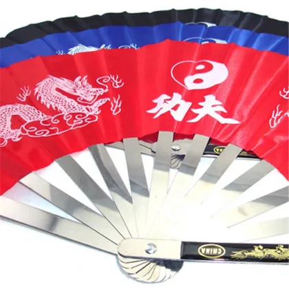 Stainless Steel Tai Chi Fan for Sports Entertainment and Fitness Martial Arts Performance