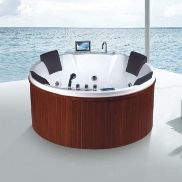 Outdoor Jacuzzi Spa in Foshan: Round Outdoor Hot Tub